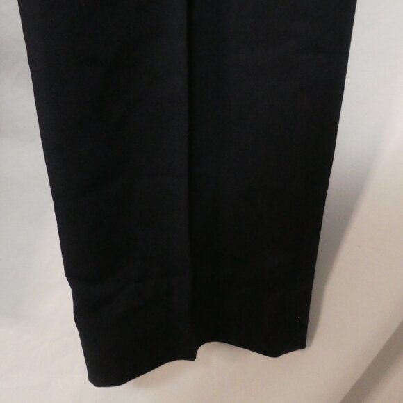 Unbranded | 18 inch waist measured | Dark Navy Pleated Dress Pants - Picture 9 of 16